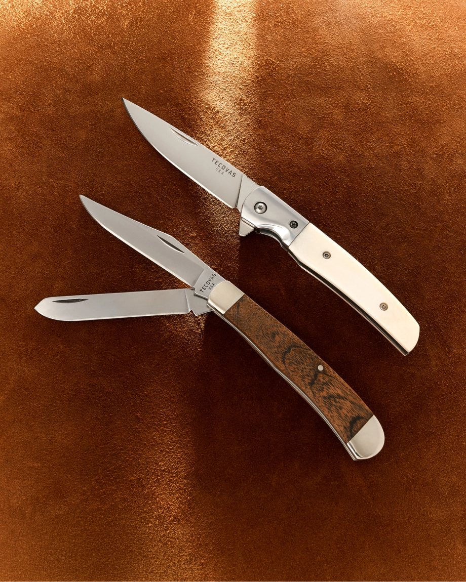 View of Bone Ranch Knife - White