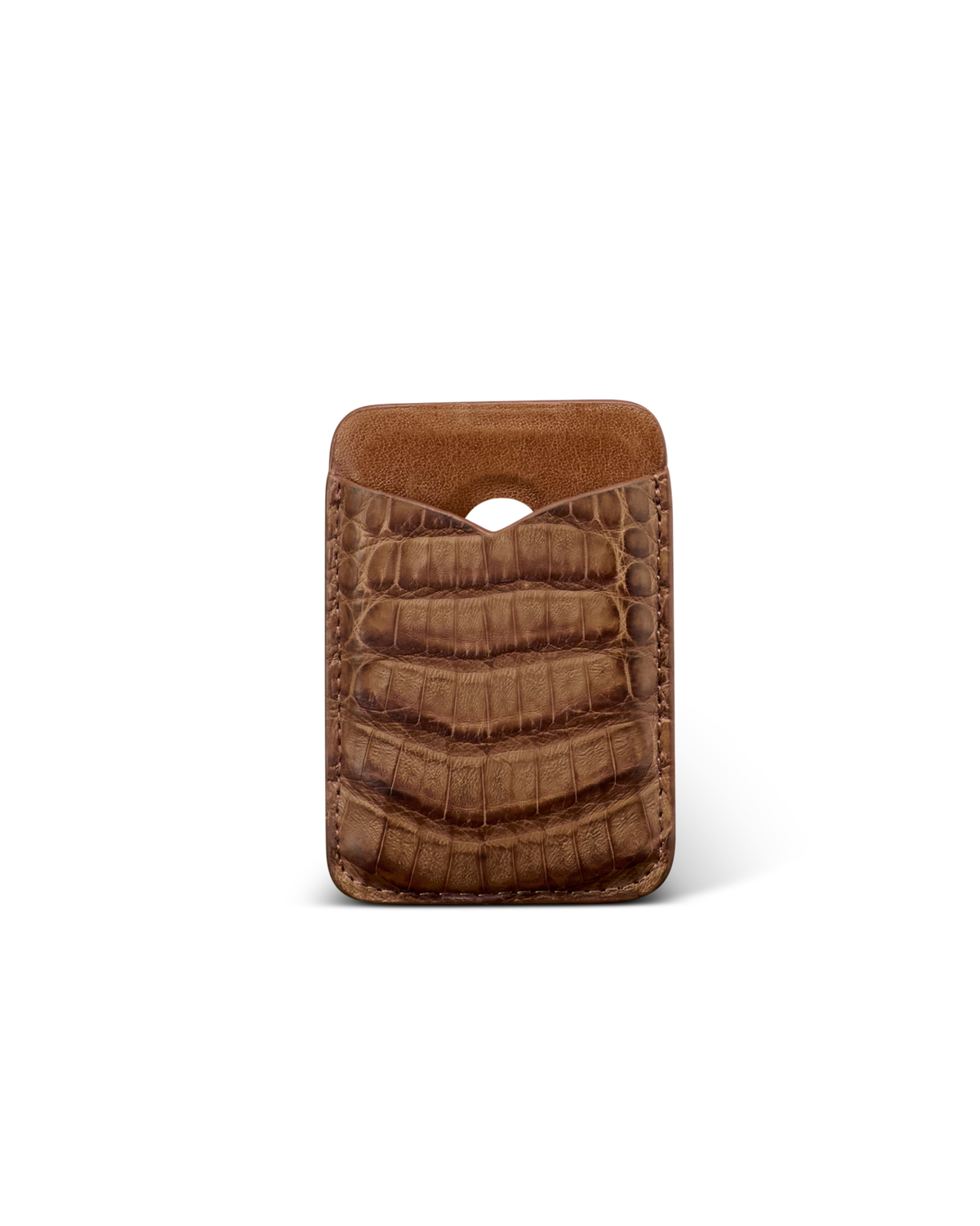 ワウ•ブラン マレーシア 伝統工芸 凧 ムーンカイト 台座•透明ケース付き The MagSafe Card Holder - Brown cowhide | Tecovas