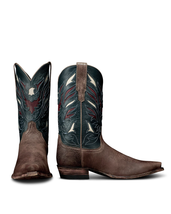 Pair view of The Garrett Eagle - Steel Deerskin on plain background