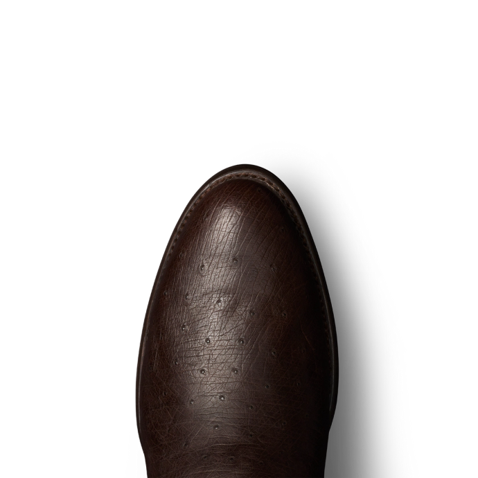 Toe view of The Wade - Chocolate on plain background