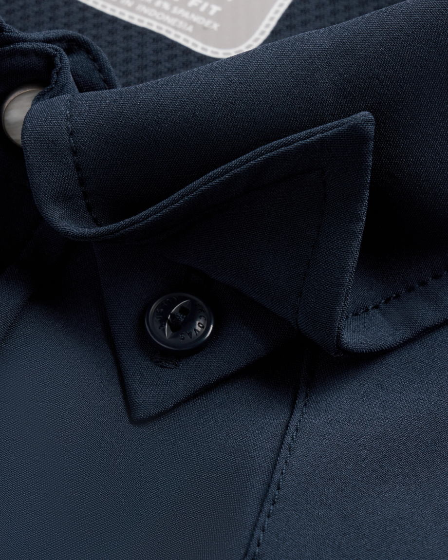 Closeup detail view of Men's Performance Western Pearl Snap - Navy