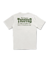 Closeup detail view of Men's Original Western Pocket Tee - Bone / Green