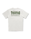 Closeup detail view of Men's Original Western Pocket Tee - Bone / Green