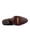 Sole view of The Jane - Brick Suede on plain background