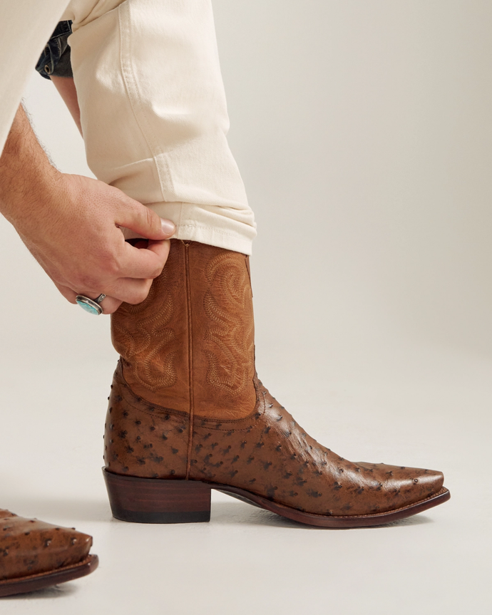 Freebird Tecovas Fit Tecovas Ostrich Cowboy Boots Womens The