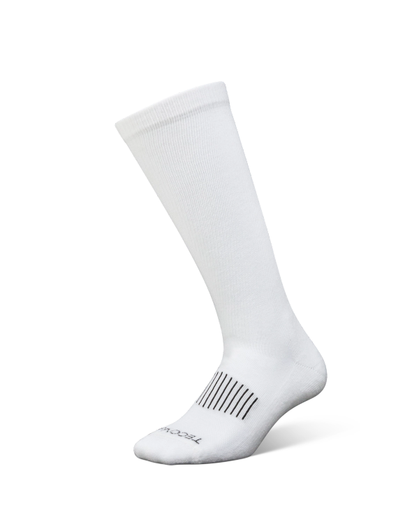 View of Boot Socks - White
