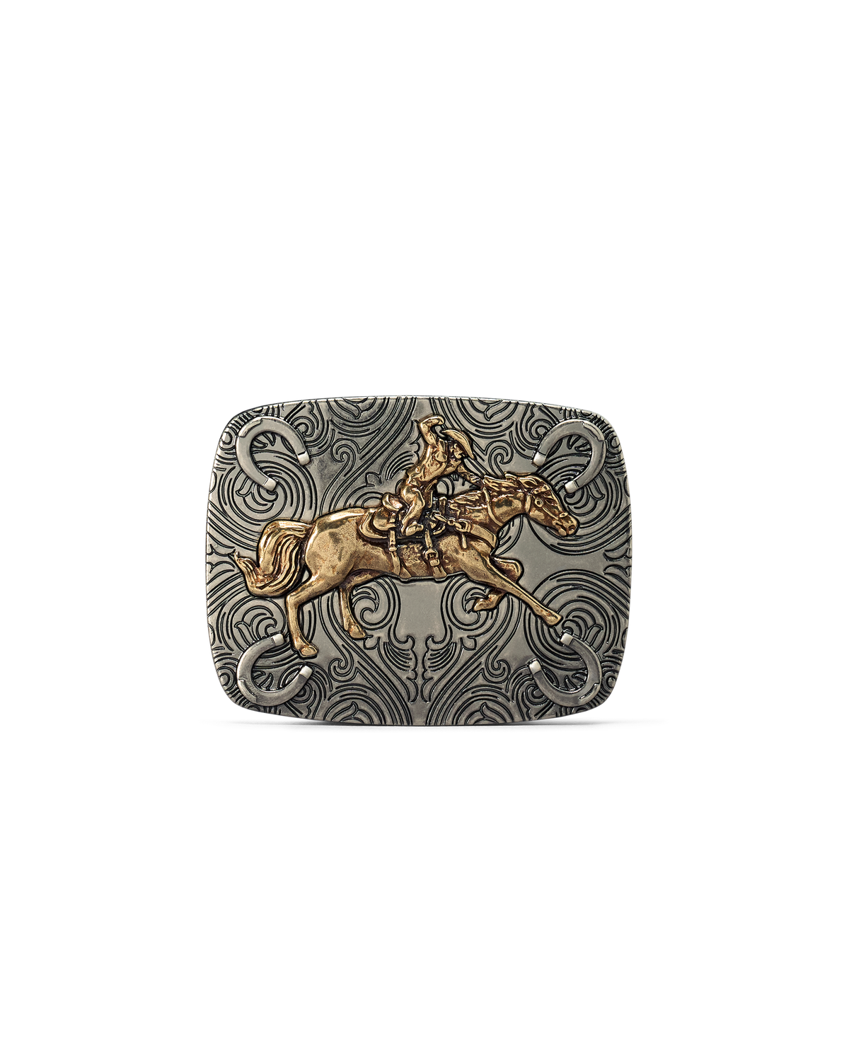 Cowboy Horseshoe Buckle