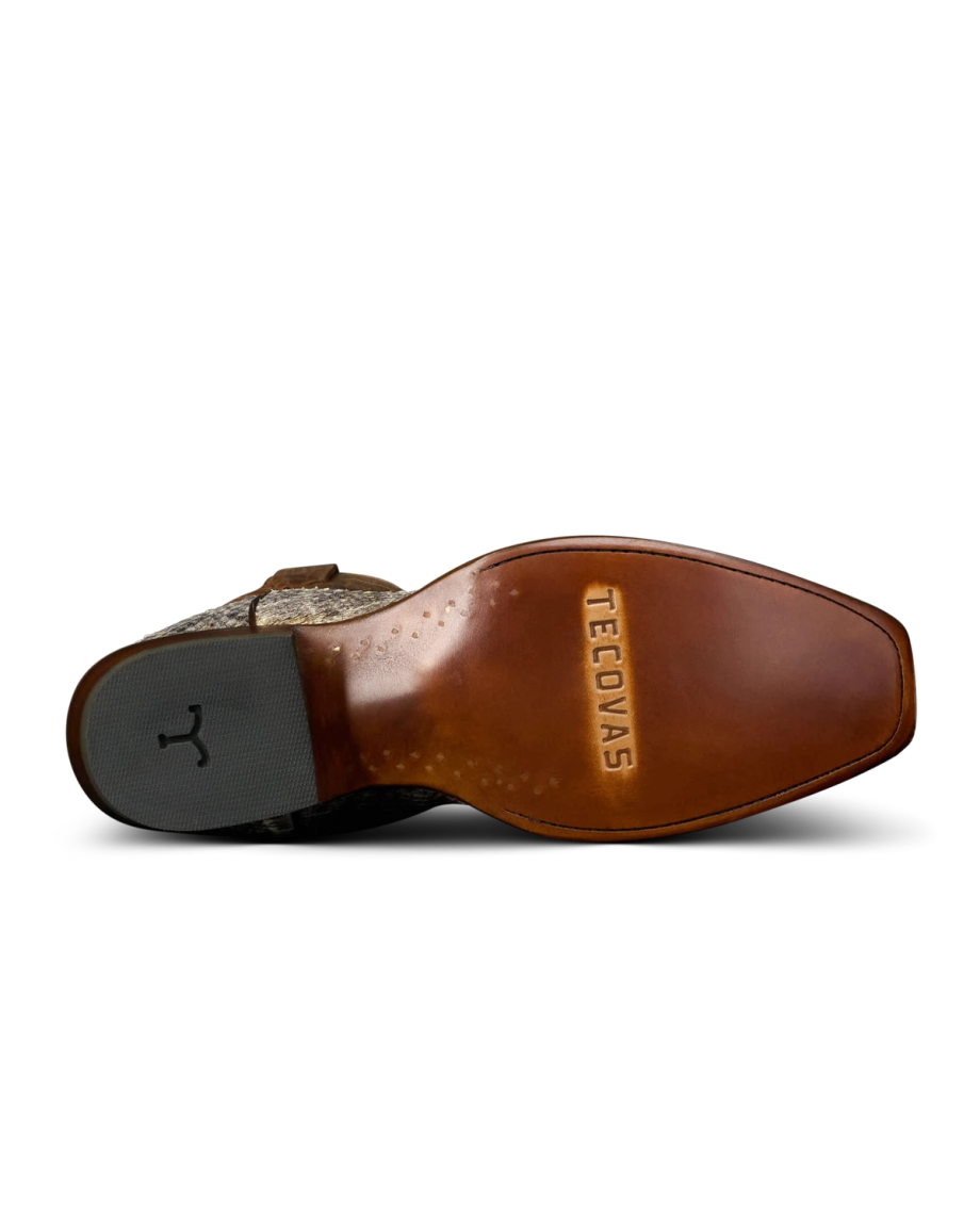 Sole view of The Bowie - Natural Rattlesnake on plain background