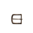 Front view of Men's Belt Buckle - Antique Brass on plain background