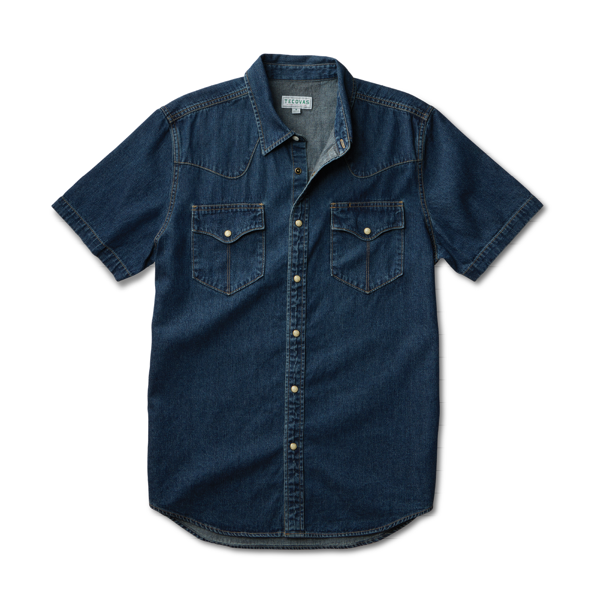 Men's Denim Short Sleeve Pearl Snap | Tecovas