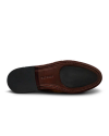 Sole view of The Claire Braid - Sienna on plain background