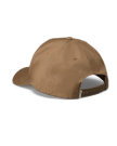 Quarterback view of Father and Son Fishing Hat - Brown on plain background