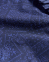 Closeup view of Women’s Bandana Midi Skirt - Navy