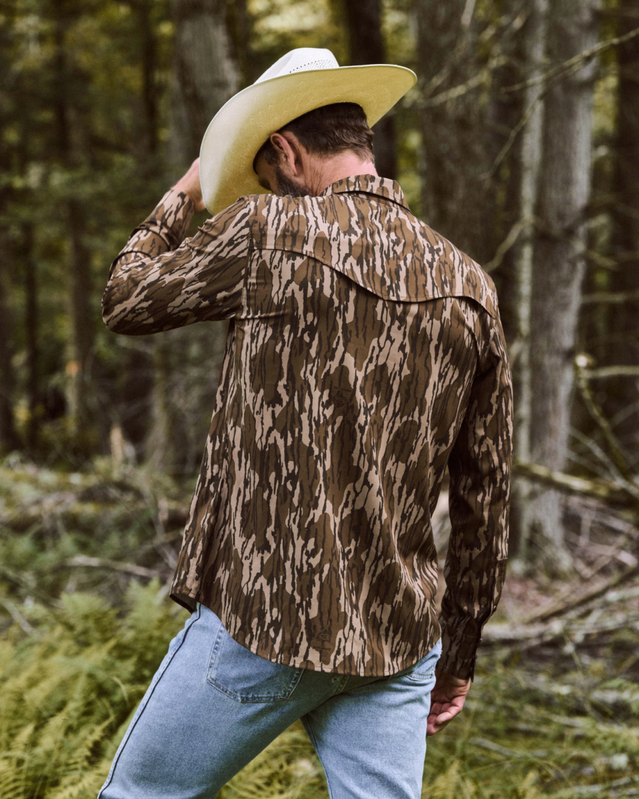 View of Men's Tecovas x Mossy Oak Performance Western - Original Bottomland