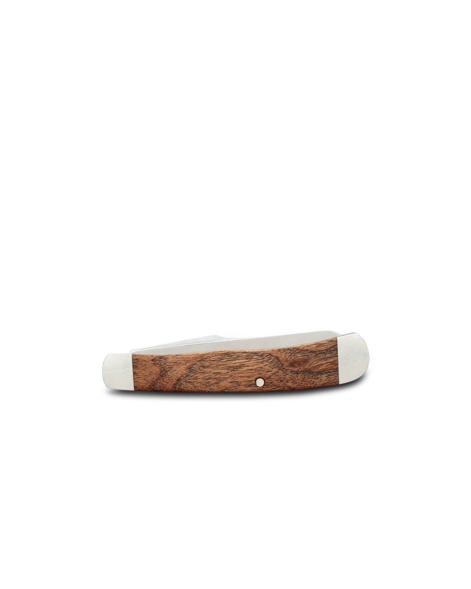 Back view of Mesquite Trapper Knife - Natural on plain background