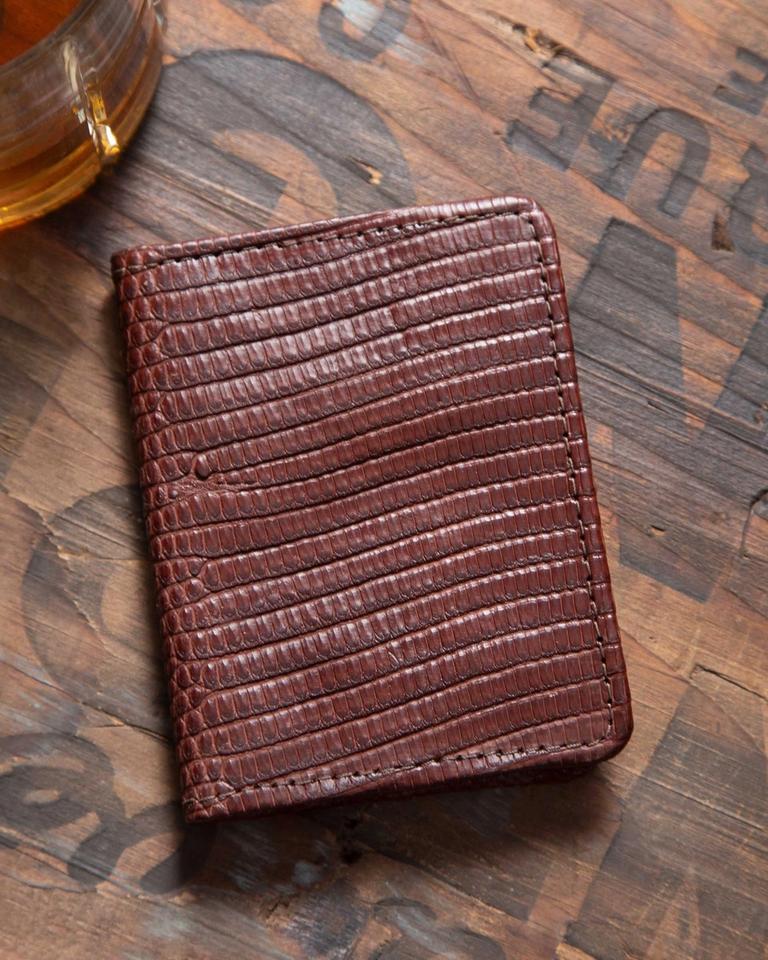 Source High quality exotic genuine lizard skin leather card holder wallet  on m.