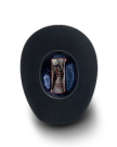 Inside view of Cattleman Wool Cowboy Hat - Black on plain background