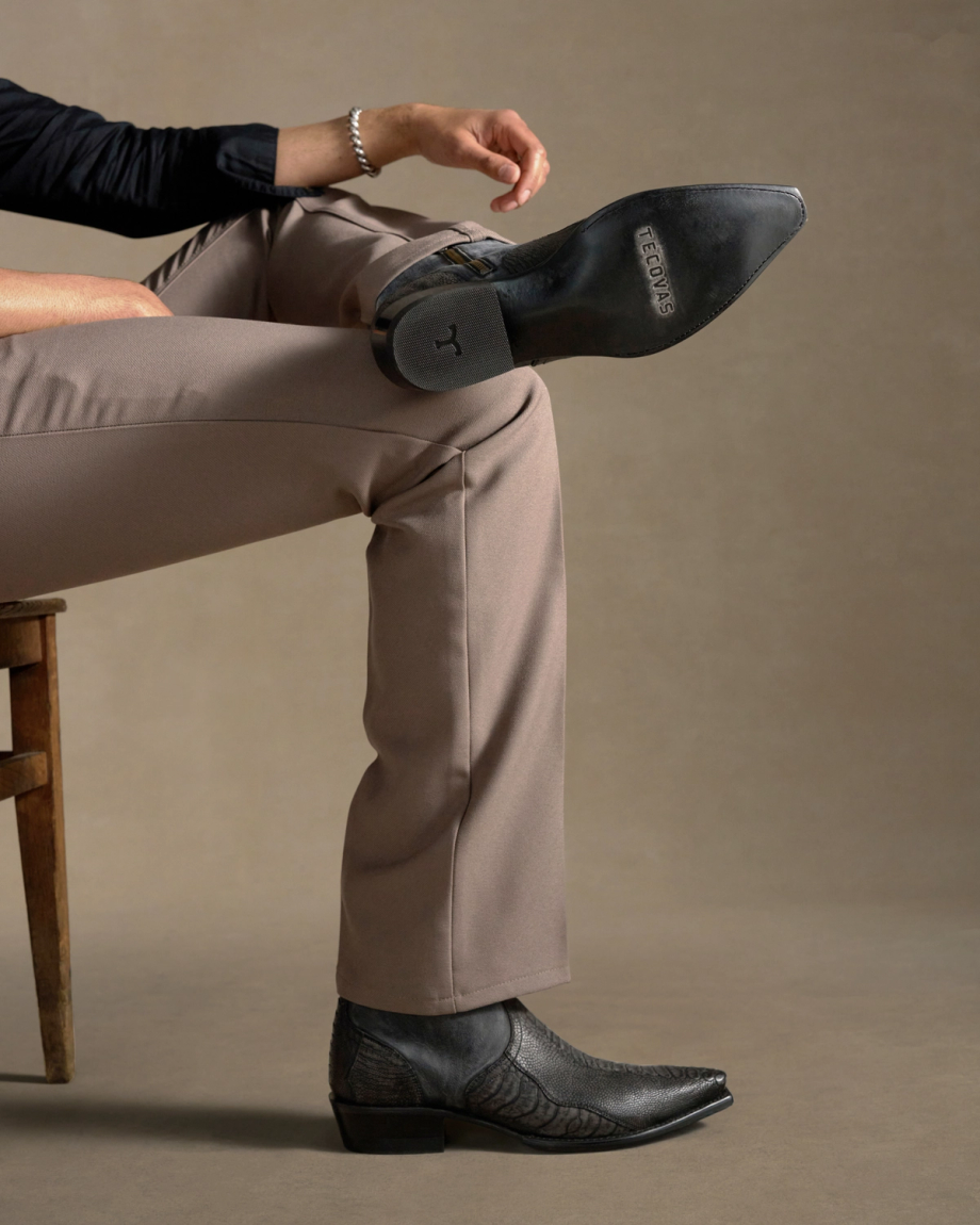 View of The Blaze - Charcoal Ostrich Leg