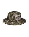 Quarterfront view of Tecovas x Mossy Oak Boonie Hat - MO Original Bottomland on plain background