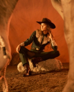 View of Cattleman Birthday X Hat - Dark Brown