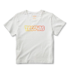 Front view of Tecovas Women's Logo Tee : Q3 '22 - Bone on plain background