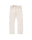Front view of Men's Slim Straight Stretch Twill - Light Sand on plain background
