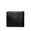 Back view of Alligator Billfold - Midnight on plain background
