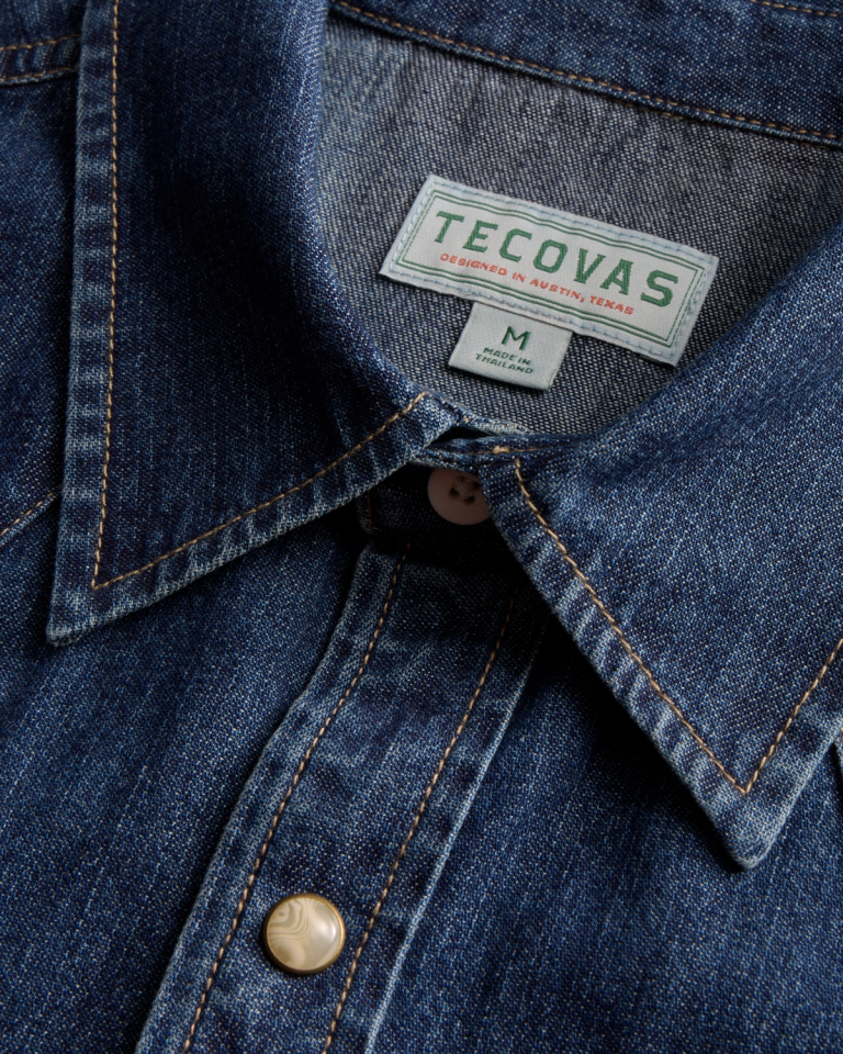 Tecovas Men's Denim Trucker Jacket