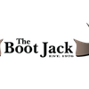 Black and brown logo of The Boot Jack featuring two stylized horns on either side. Established 1976.