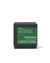 A black box labeled "TECOVAS RANGER STATION" with a green label describing the scent as Texas sage, orris, rockrose, vetiver, and palo santo.