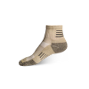 Profile view of Hiker Socks - Chai on plain background