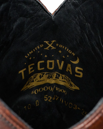 Closeup view of Birthday Boot X - Dark Pecan Alligator