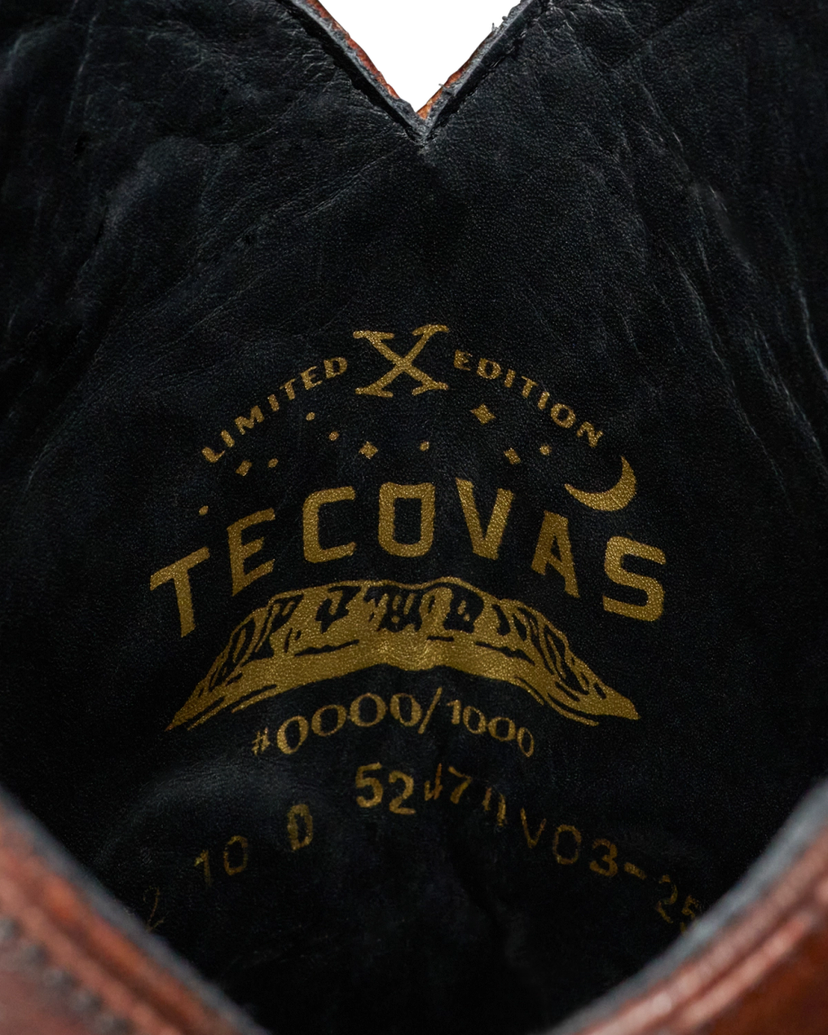 Closeup view of Birthday Boot X - Dark Pecan Alligator