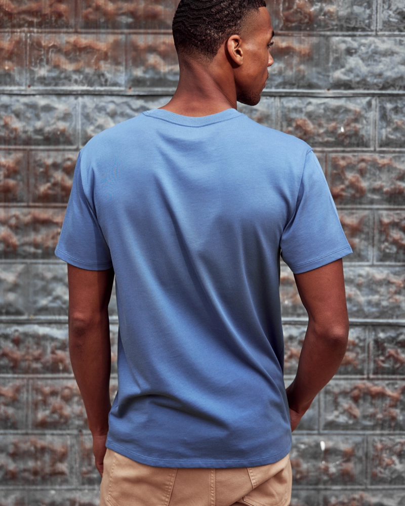 Men's Standard Issue Pocket Tee - Blue Fin | Tecovas