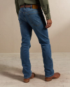 Back view of Men's Premium Standard Jeans (II) - Medium on model