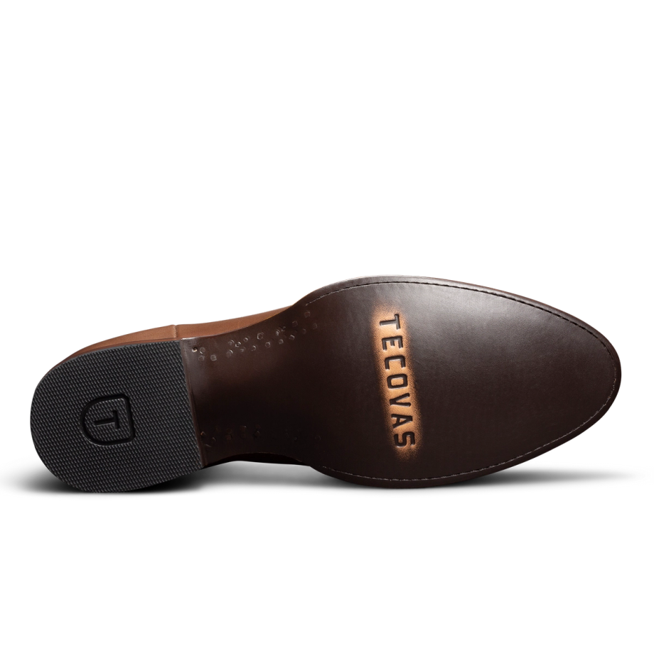 Sole view of The Chance - Chestnut on plain background