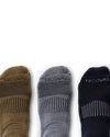 Toe view of Boot Socks - Multi II on plain background