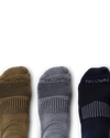 Toe view of Boot Socks - Multi II on plain background