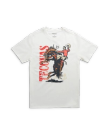 Front view of Men's Buckin Bronco Tee - Bone / Multi on plain background