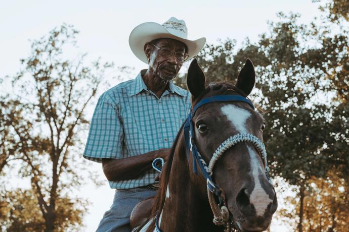 cowboy on a horse
