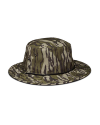 Quarterback view of Tecovas x Mossy Oak Boonie Hat - MO Original Bottomland on plain background