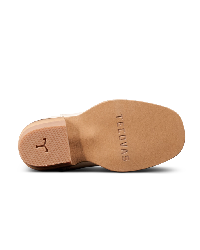 Sole view of The Annie Toddler - Bone on plain background