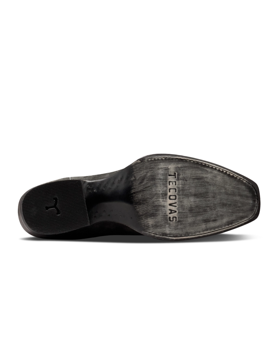Sole view of The Warren - Gunsmoke Suede on plain background
