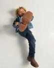 Full view of The Doc Toddler - Gravel on model