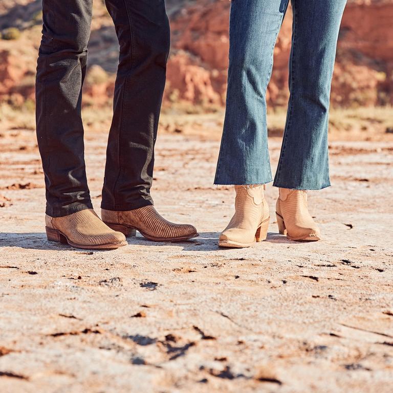 Desert, standing exotic boots