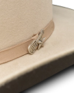 Closeup view of Guitar Hat Pin - Nickel-Plated Brass