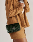 View of Eel Concho Clutch - Green