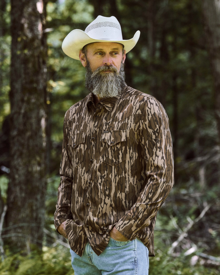View of Men's Tecovas x Mossy Oak Performance Western - Original Bottomland