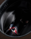 Closeup view of Cattleman Birthday X Hat - Dark Brown