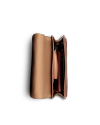 Inside view of Concho Chain Crossbody - Saddle on plain background